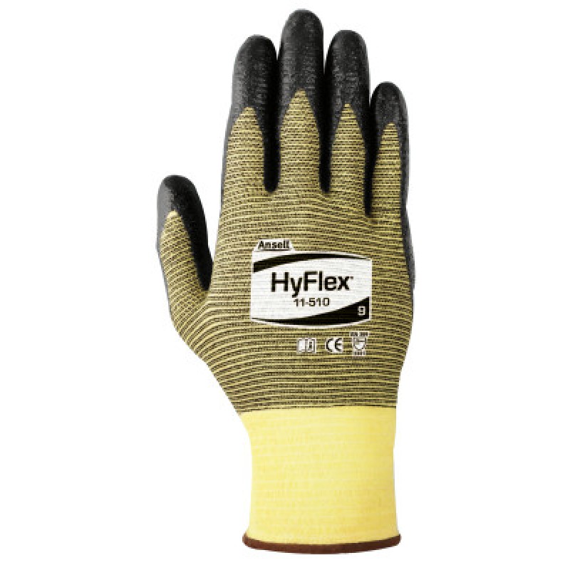 HYFLEX 11510 BLK NIT FMCT ON KEVLAR LNR 6-ANSELL HEALTHCA-012-11-510-6 HYFLEX 11510 BLK NIT FMCT ON KEVLAR LNR 6-ANSELL HEALTHCA-012-11-510-6