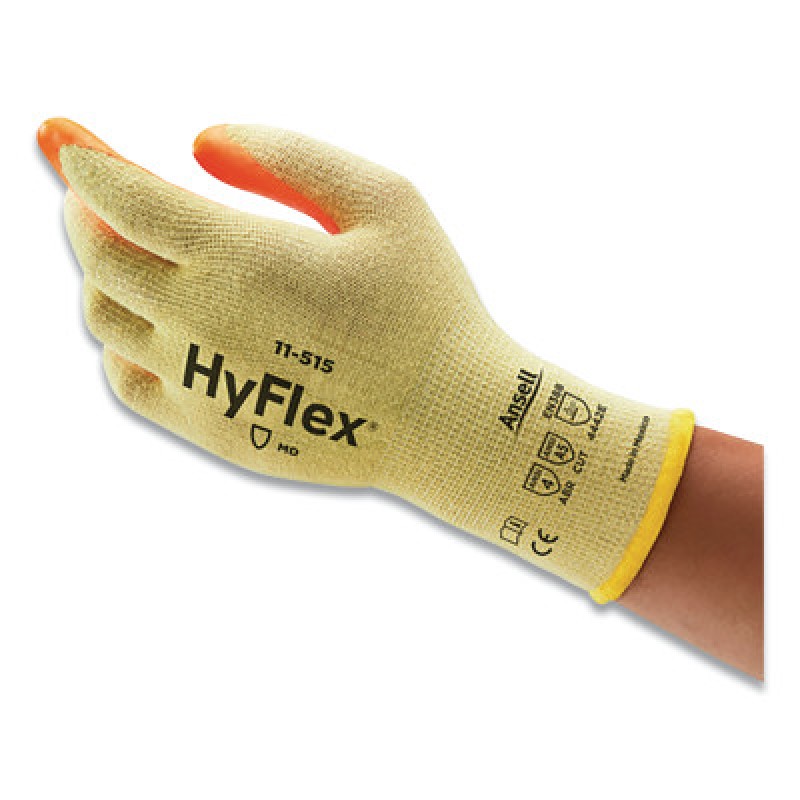 HYFLEX 11515 13G INTRCEPT HIVIZ YL NIT PLM 11-ANSELL HEALTHCA-012-11-515-11