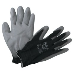 HYFLEX 11-600 BLK LT WGHT ASSEMB PU/COAT SZ 10-ANSELL HEALTHCA-012-11-600-10-BK