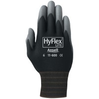 HYFLEX 11-605 FINE GAUGENYLON FOAM PU SZ 7-ANSELL HEALTHCA-012-11-605-7