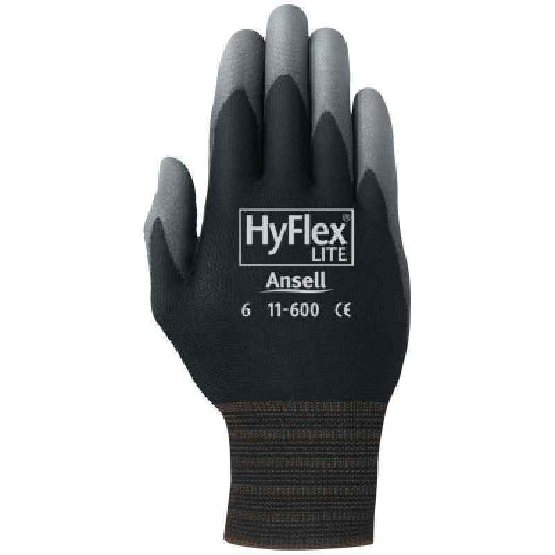 HYFLEX 11-605 FINE GAUGENYLON FOAM PU SZ 8-ANSELL HEALTHCA-012-11-605-8