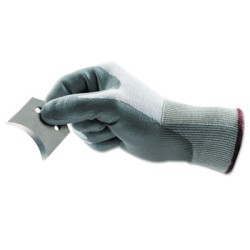 HYFLEX 11644 WHT CUT/13GA PE W/ GRAY PU CT 7-ANSELL HEALTHCA-012-11-644-7