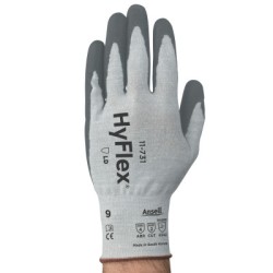 HYFLEX 11-731 18G WHT/GRINTRCPT NYL/SPAND SZ10-ANSELL HEALTHCA-012-11-731-10
