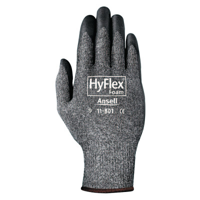 HYFLEX 11-801 GRY/BLK MULTIPURP ASSEMB GLV SZ9-ANSELL HEALTHCA-012-11-801-9