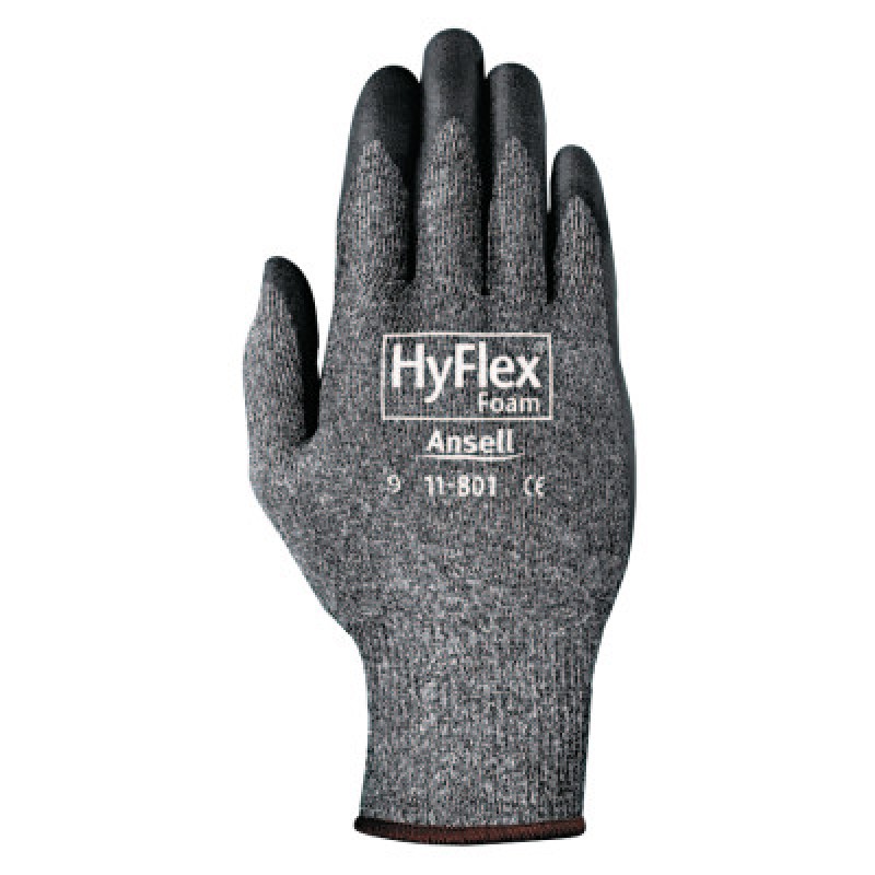 HYFLEX 11-801 GRY/BLK MULTIPURP ASSEMB GLV SZ7-ANSELL HEALTHCA-012-11-801-7