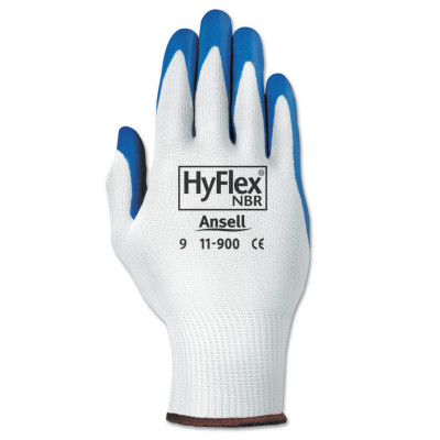 HYFLEX 11900 ULT LGHTWTASSM WHT/BL NIT 6-ANSELL HEALTHCA-012-11-900-6