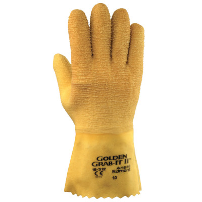 GRAB-IT 16312 SZ 10 GOLDEN GRAB IT II 12" RUBBER-ANSELL HEALTHCA-012-16-312-10