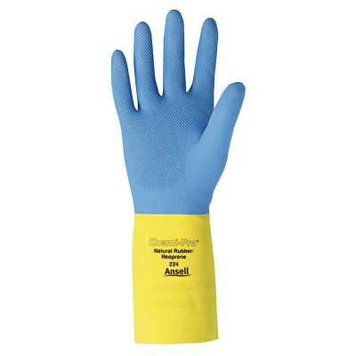 CHEMI-PRO 87-224 HVY DTYNEOP/NAT LTX SZ10-ANSELL HEALTHCA-012-87-224-10