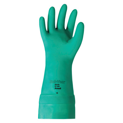 SOLVEX 37-165 GREEN 22 MIL NITR 14.75" SZ 10-ANSELL HEALTHCA-012-37-165-10