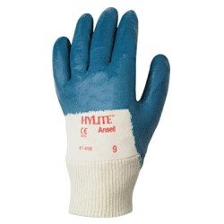 HYLITE 47-400 MED WEIGHTNITRILE PALM COAT SZ 10-ANSELL HEALTHCA-012-47-400-10
