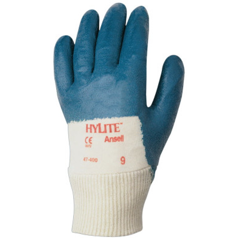 HYLITE 47-400 MED WEIGHTNITRILE PALM COAT SZ 8-ANSELL HEALTHCA-012-47-400-8