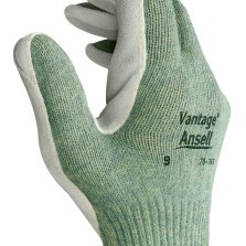 VANTAGE 70-765 HEAVY DUTY LEATHER PAD GLOVE SZ 9-ANSELL HEALTHCA-012-70-765-9