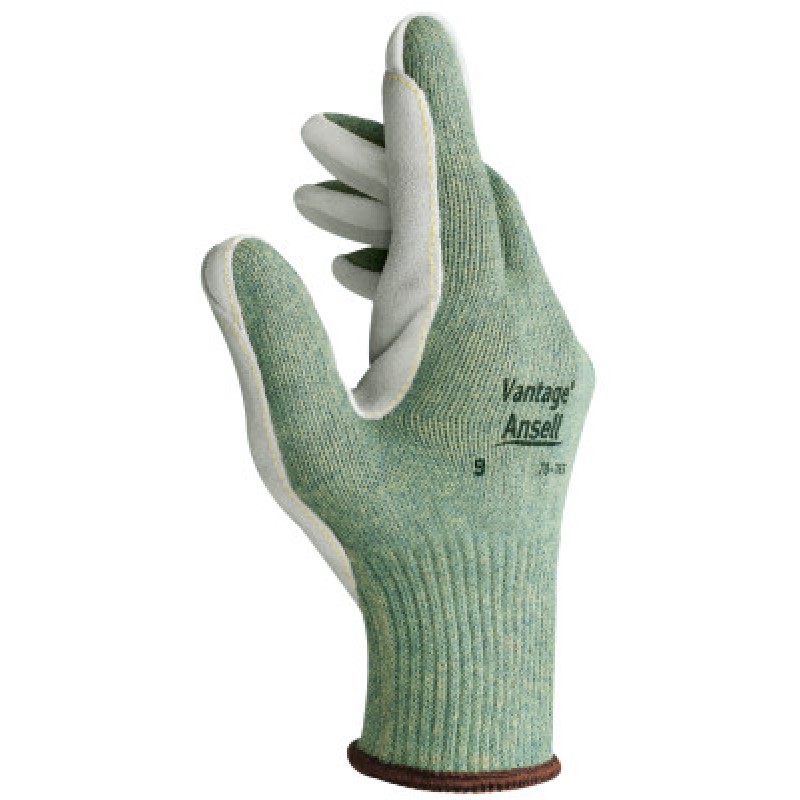 VANTAGE 70-765 HEAVY DUTY LEATHER PAD GLOVE SZ 9-ANSELL HEALTHCA-012-70-765-9