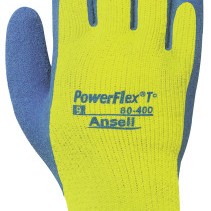 POWERFLEX 80-400 YELTHERMLOOPACRL W/NATRUB SZ8-ANSELL HEALTHCA-012-80-400-8