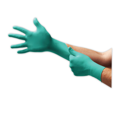 TOUCH N TUFF 92500 SIZEM DISP GRN NITRILE 9"-ANSELL HEALTHCA-012-92-500-7.5-8