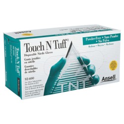 TOUCHNTUFF 92-600 PF 9"EXAM GRN NIT SZ M 7.5/8-ANSELL HEALTHCA-012-92-600-7.5-8