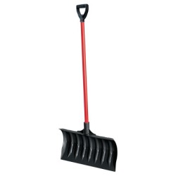 SNOW PUSHER POLY  18IN STL HDL ASBLD-AMES TRUE TEMPE-027-1575200