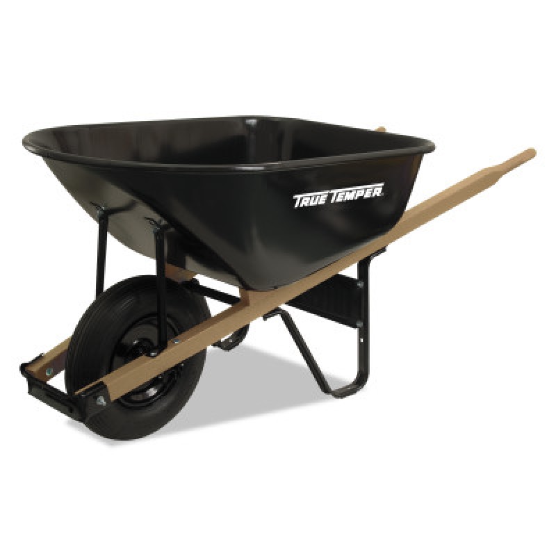 6CU.FT. STEEL TRAY CONTRACTOR WHEELBARROW-AMES TRUE TEMPE-027-J6