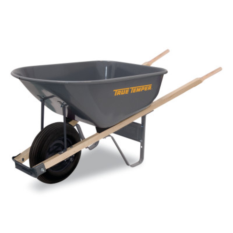 STEEL 6 CU FT WHEELBARROW-AMES TRUE TEMPE-027-R625