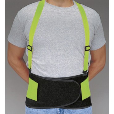 ECON. HI-VIZ BACK SUPPORT BELT - LARGE-ALLEGRO INDUST-037-7178-03
