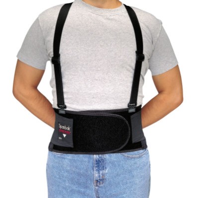 X-LARGE BLACK SPANBAK BACK SUPPORT-ALLEGRO INDUST-037-7190-04