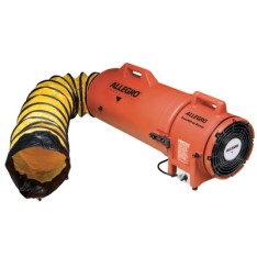 PLASTIC COM-PAX-IAL BLOWER DC W/25' DUCTING-ALLEGRO INDUST-037-9536-25
