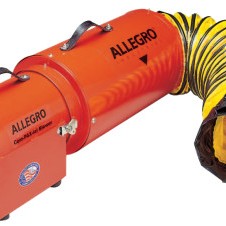 AC COM-PAX-IAL BLOWER W/15FT CANISTER 1/3 HP-ALLEGRO INDUST-037-9534-15
