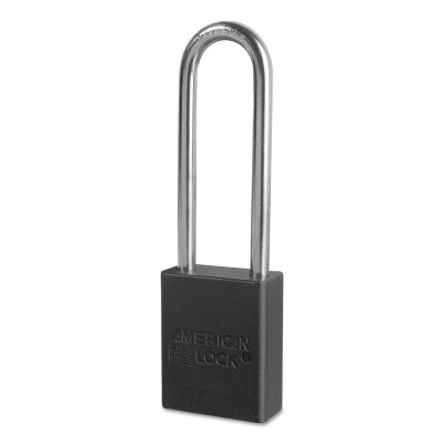 ALUMINUM PADLOCK - BLACK3" SHACKLE-MASTER LOCK*470-045-A1107BLK