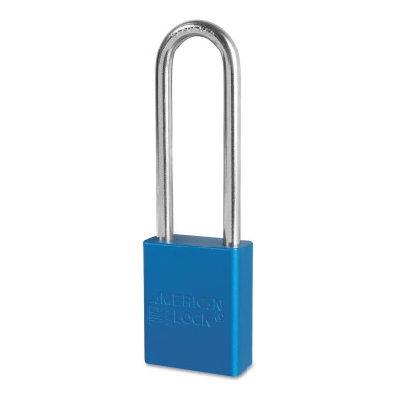 ALUMINUM PADLOCK - BLUE3" SHACKLE-MASTER LOCK*470-045-A1107BLU