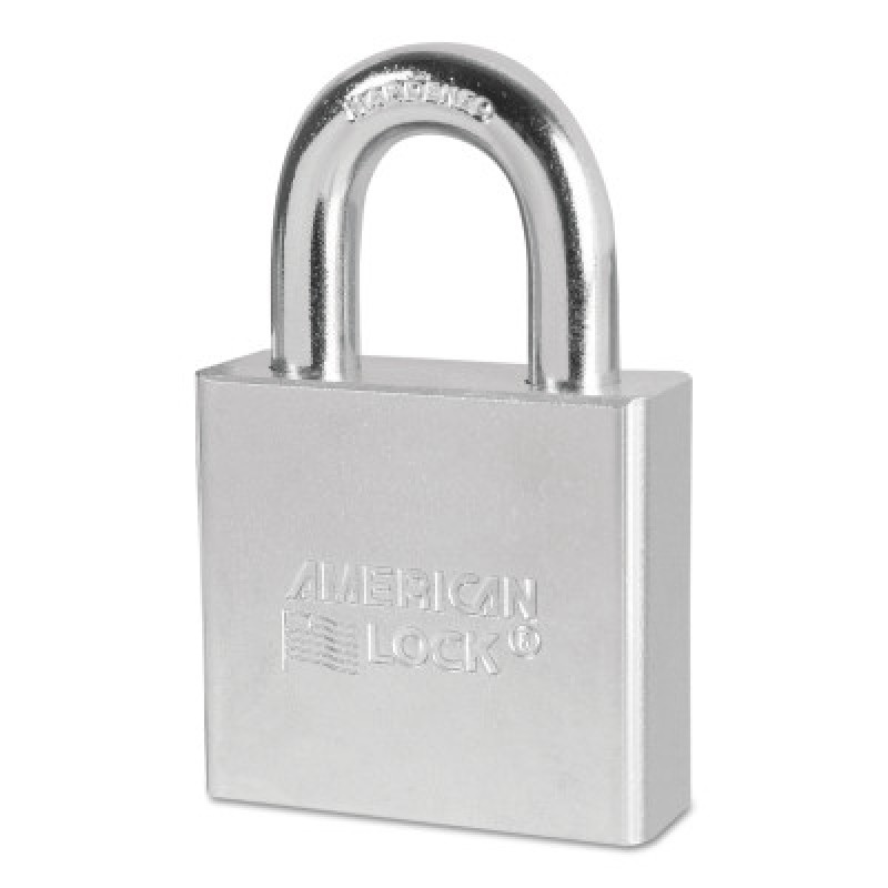 CHROME PLATED 5 PIN TUMBLER PADLOCK-MASTER LOCK*470-045-A5260