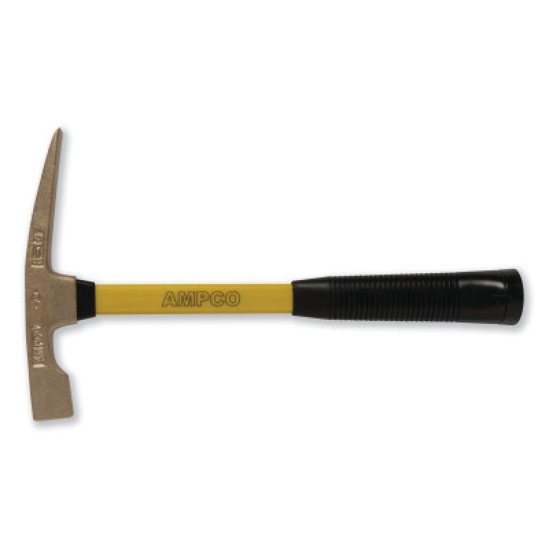 1.75 LB. BRICKLAYERS HAMMER W/FBG. HANDLE-AMPCO SAFETY-065-H-10FG