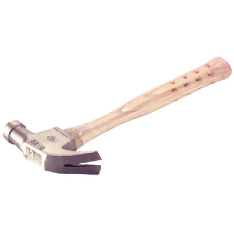 3/4 LB CLAW HAMMER W/FBGHANDLE-AMPCO SAFETY-065-H-19FG