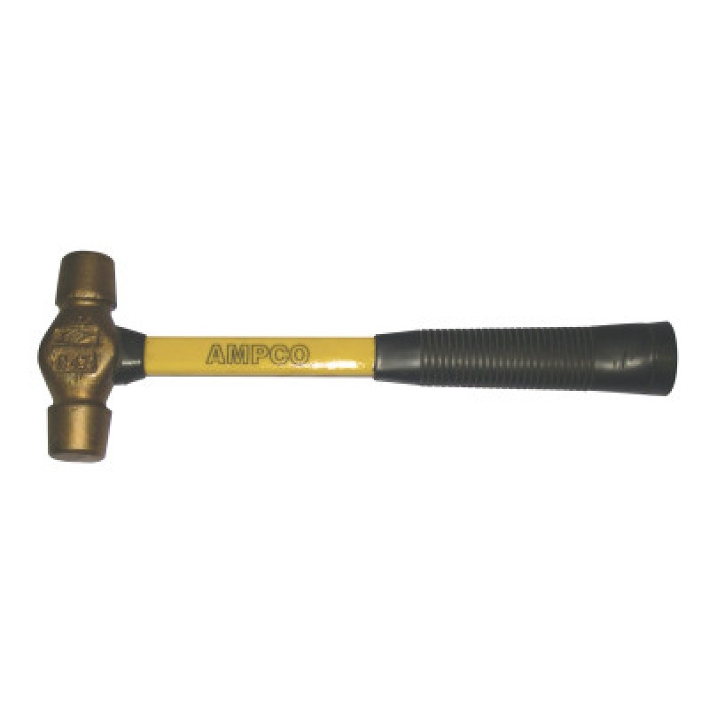 2 LB. HAMMER DF MACH W/FBG HANDLE-AMPCO SAFETY-065-H-47FG