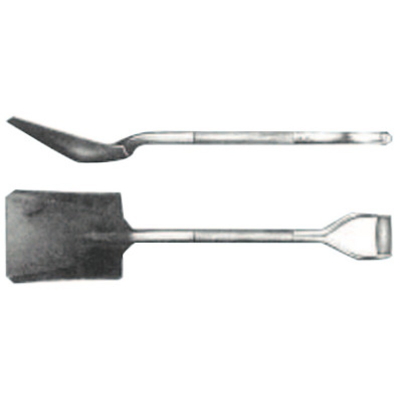D HANDLE SQUARE POINT SHOVEL W/FIBERGLASS HANDLE-AMPCO SAFETY-065-S-84FG