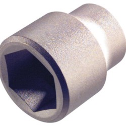 SOCKET- 6-POINT- 1/2" DRIVE- 3/8"-AMPCO SAFETY-065-SS-1/2D3/8
