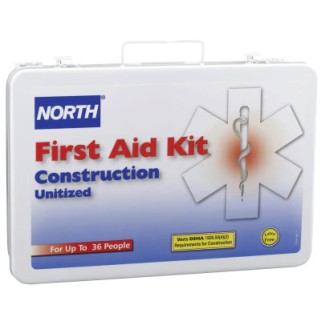 36 UNIT UNITIZED FIRST AID KIT STEEL CASE-HONEYWELL-SPERI-068-019732-0019L