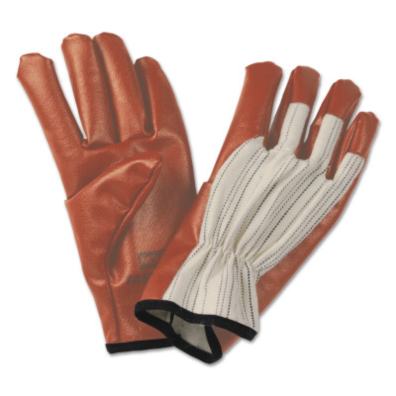 WORKNIT CUT AND SEWN NITRILE GLOVES W/ BLK STRIP-HONEYWELL-SPERI-068-85/3729L