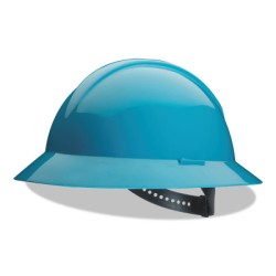 A-SAFE LIGHT BLUE FULL BRIM SAFETY HAT-HONEYWELL-SPERI-068-A49060000