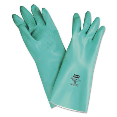 NITRI-GUARD NITRILE GLOVES-GREEN-HONEYWELL-SPERI-068-LA132G/8