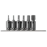 8-PC. 3/8DR. SOCKET HEADBIT & ADAPTER S-APEX COOPER-071-APH38