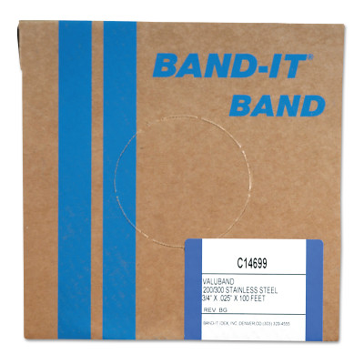 13146 3/4"X100' ROLL STAINLESS STEEL VALUBAND-BAND-IT ***080*-080-C14699