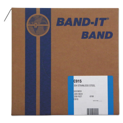 13915 5/8" .020 304SS STRAP 200'-BAND-IT ***080*-080-C91599