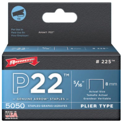 22516 P22 STAPLES 5/16"5000/BOX-ARROW FAST *091-091-225