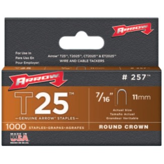 25716 T25 STAPLES 7/16"1000/PK-ARROW FAST *091-091-257