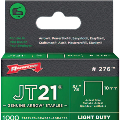 02738 JT21/T27 3/8" STAPLE 1-000/PK-ARROW FAST *091-091-276