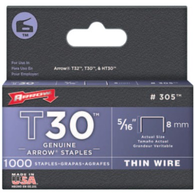 5/16" STAPLES F/STAPLE GUN TACKER 1000/PAK-ARROW FAST *091-091-305