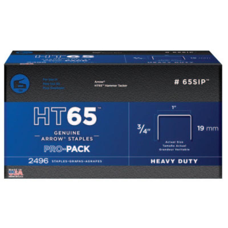 06500 HT65S 3/4" STAPLE2496/BOX-ARROW FAST *091-091-65SIP