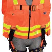 DELTA VEST HARNESS (HI VIS ORANGE) TB LEGS- SIZE-CAPITAL SAFETY-098-1107404