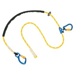 1234070 W/ALUM. CARABINERS BLUE ALUM CARABINERS-CAPITAL SAFETY-098-1234080