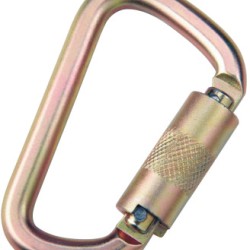STEEL SMALL CARABINER 3600LB ANSI GATE SELF C-CAPITAL SAFETY-098-2000112